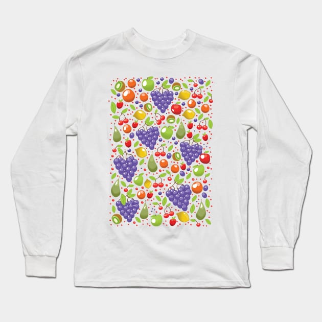 Fruit Long Sleeve T-Shirt by nickemporium1